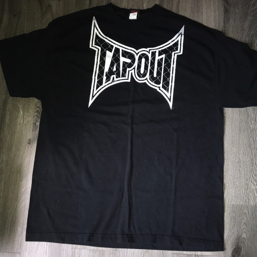 Tapout (XL) Logo Black T-Shirt